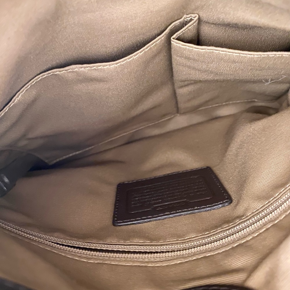COACH Signature Patent Trim Trifold  Wallet & Coach Penelope Crossbody Bag - Picture 16 of 17